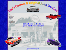 Tablet Screenshot of dadsautointeriors.com